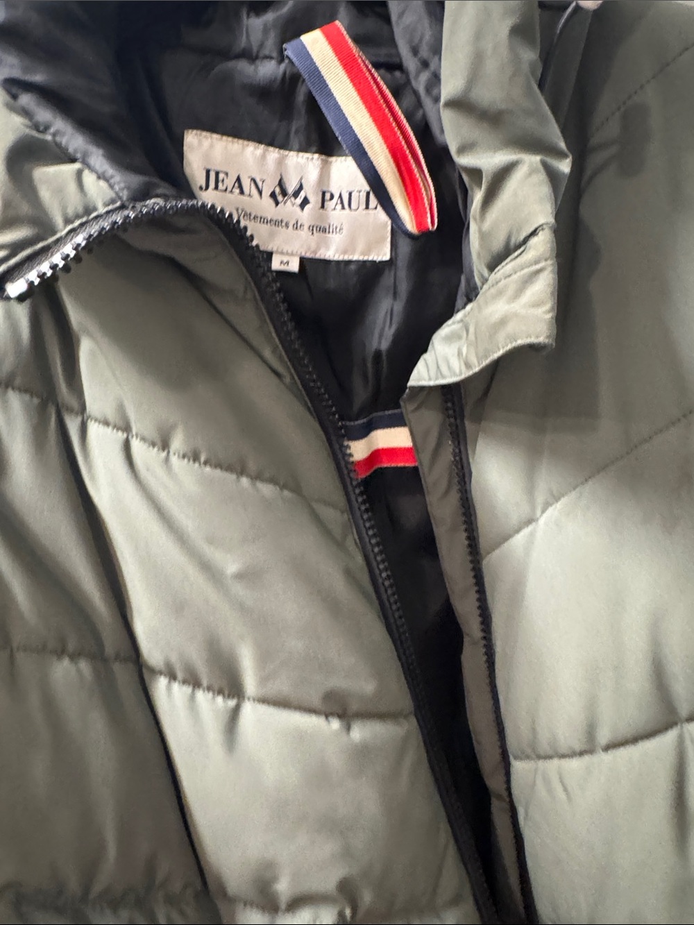 Jean Paul Olive Quilted Jacket